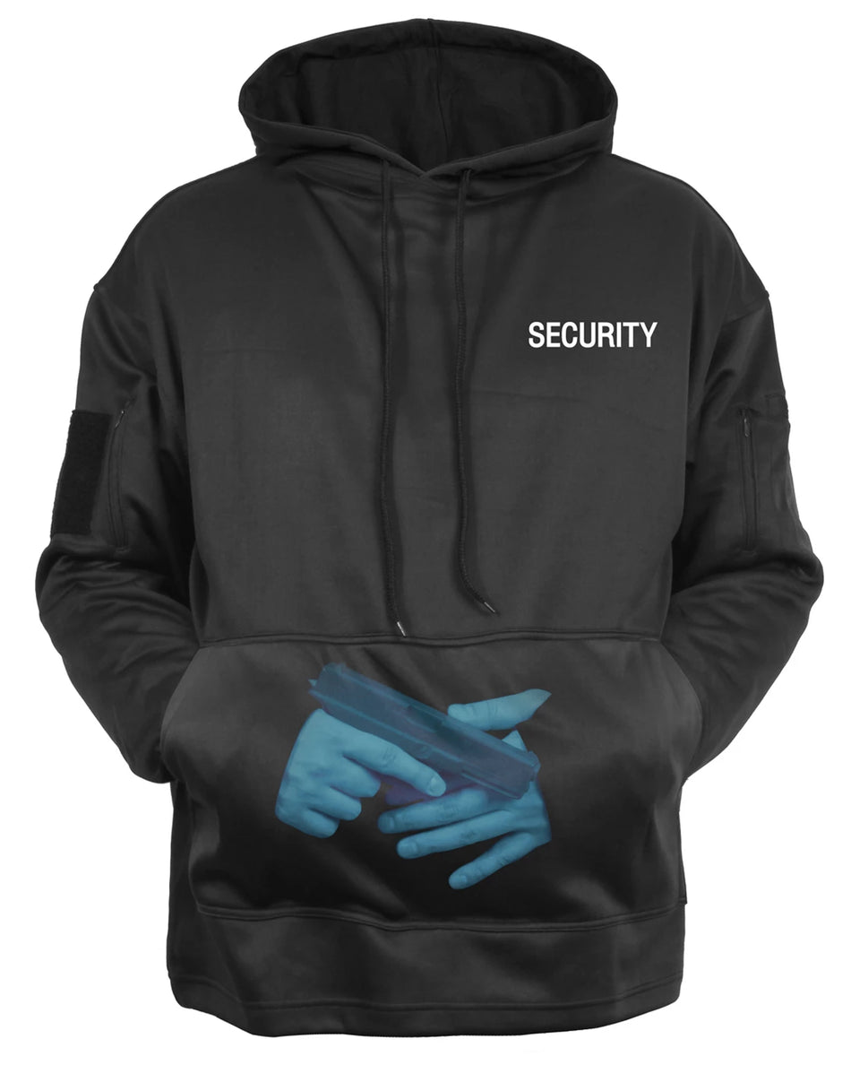 Rothco Security Concealed Carry Hoodie – Black Tactical CCW Hoodie
