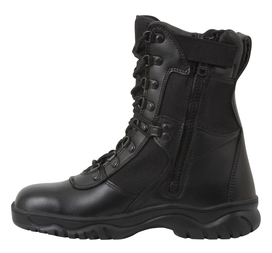 Rothco Forced Entry 8" Tactical Boot with Side Zipper
