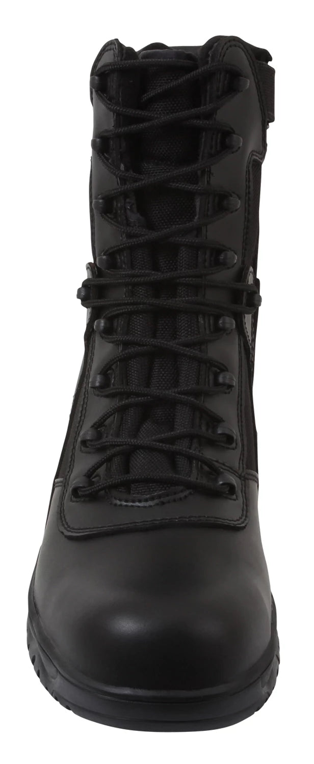 Rothco Forced Entry Tactical Boot with Side Zipper & Composite Toe – 8 Inch