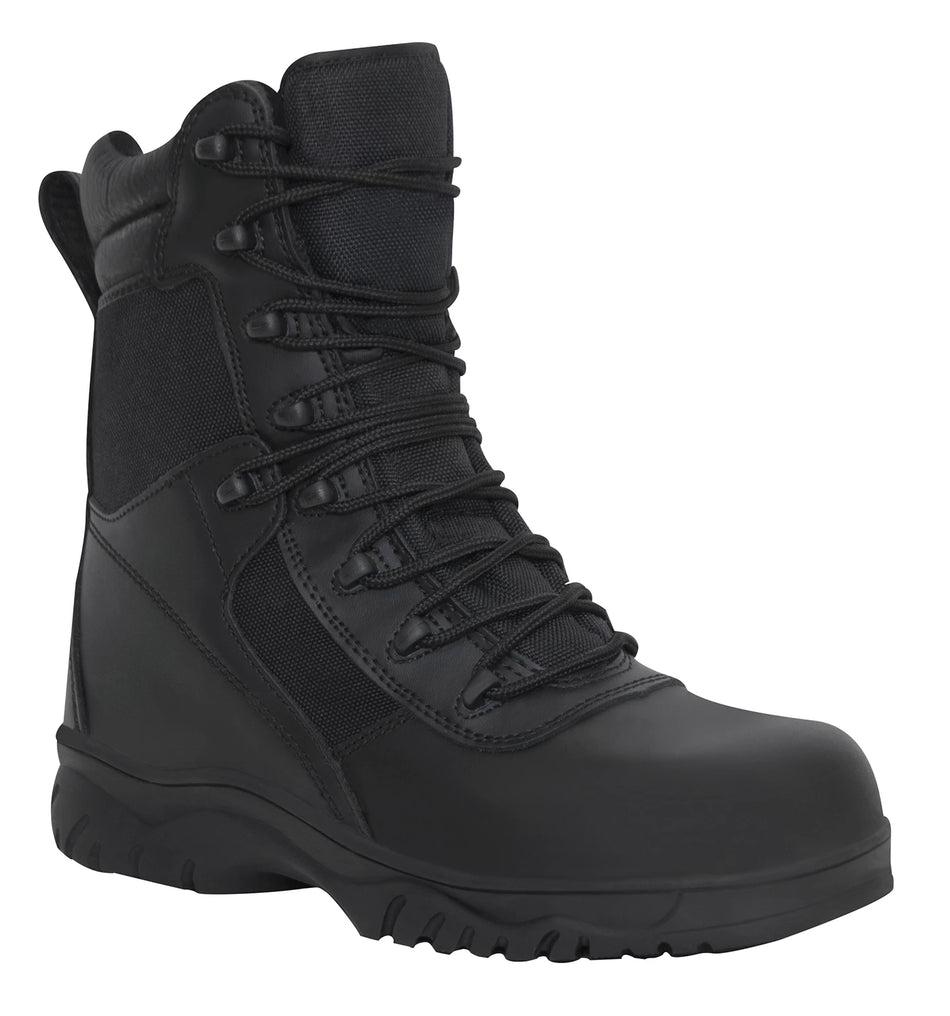 Rothco Forced Entry Tactical Boot with Side Zipper & Composite Toe – 8 Inch