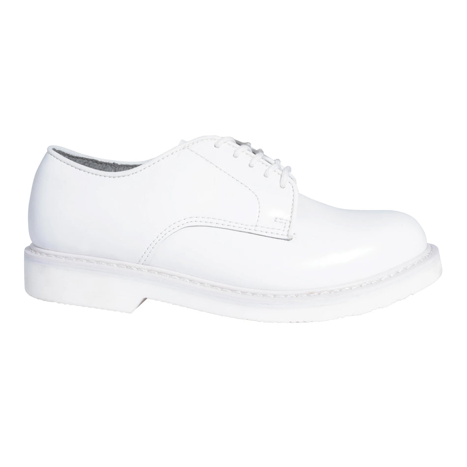 Rothco Military Uniform Oxford Leather Shoes - White