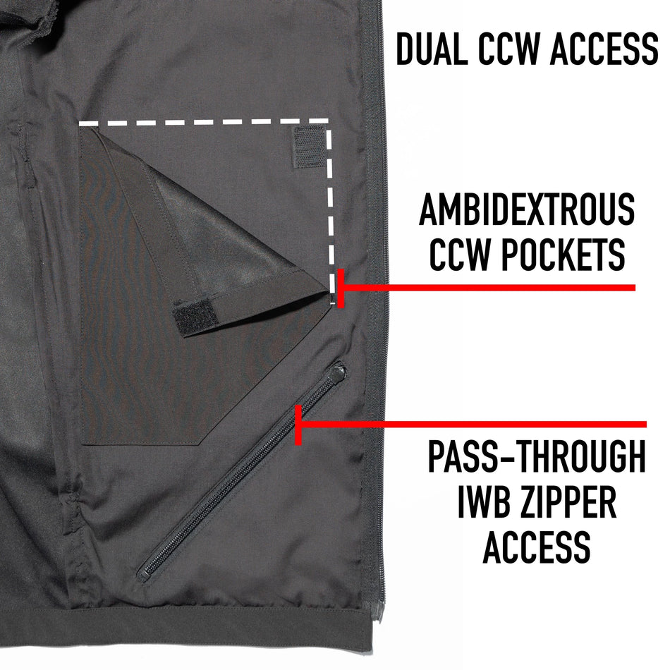 Rothco Covert Ops Concealed Carry Soft Shell Jacket – Tactical CCW Jacket