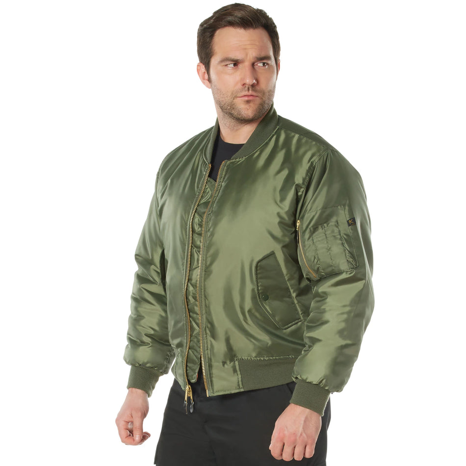 Rothco Concealed Carry MA-1 Flight Jacket – Tactical Bomber Jacket