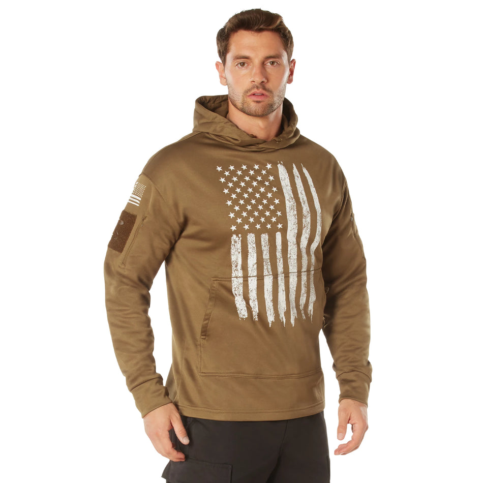 Rothco Concealed Carry U.S. Flag Hoodie – Tactical CCW Pullover Hoodie