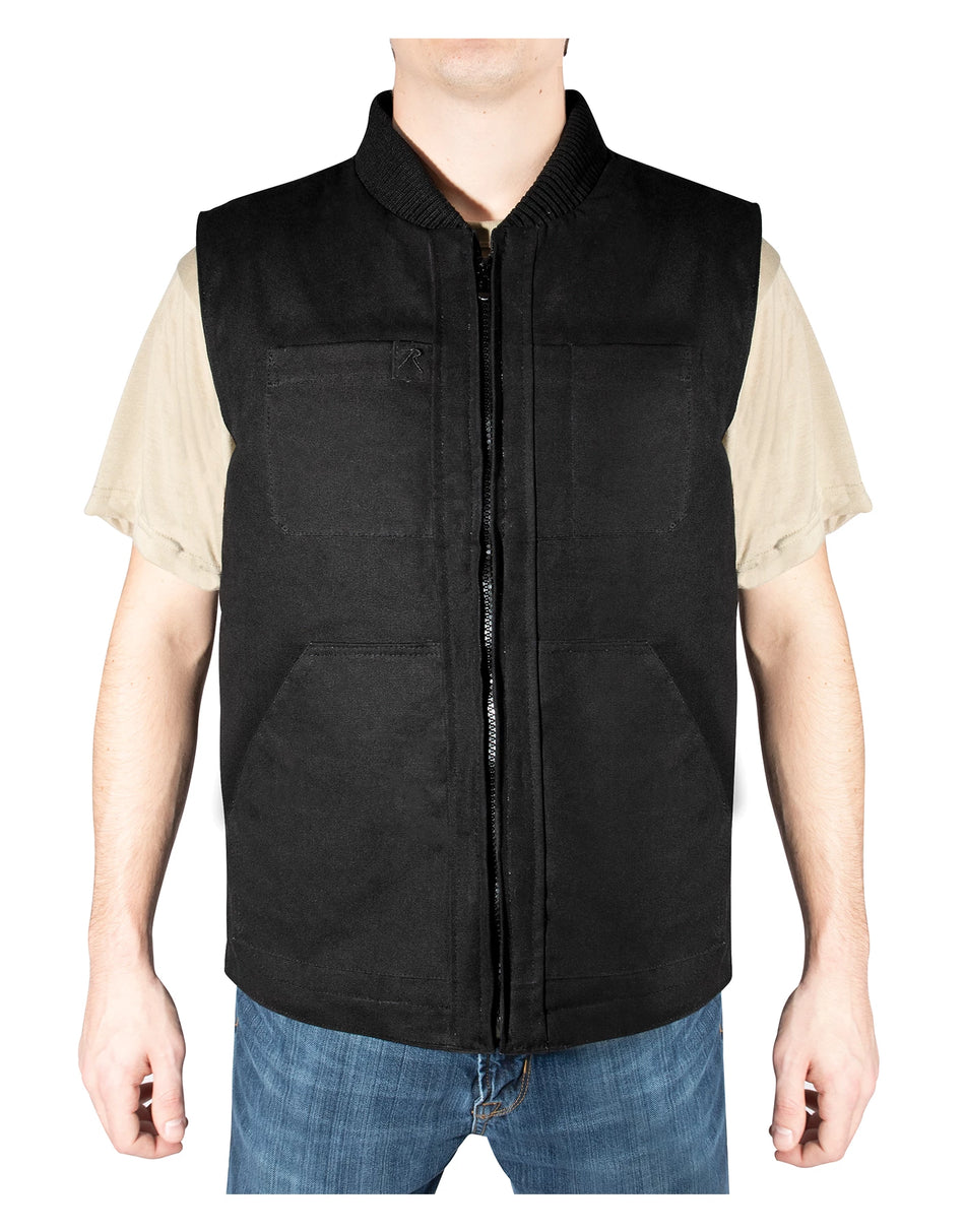 Rothco Concealed Carry Backwoods Canvas Vest – Tactical CCW Outdoor Vest