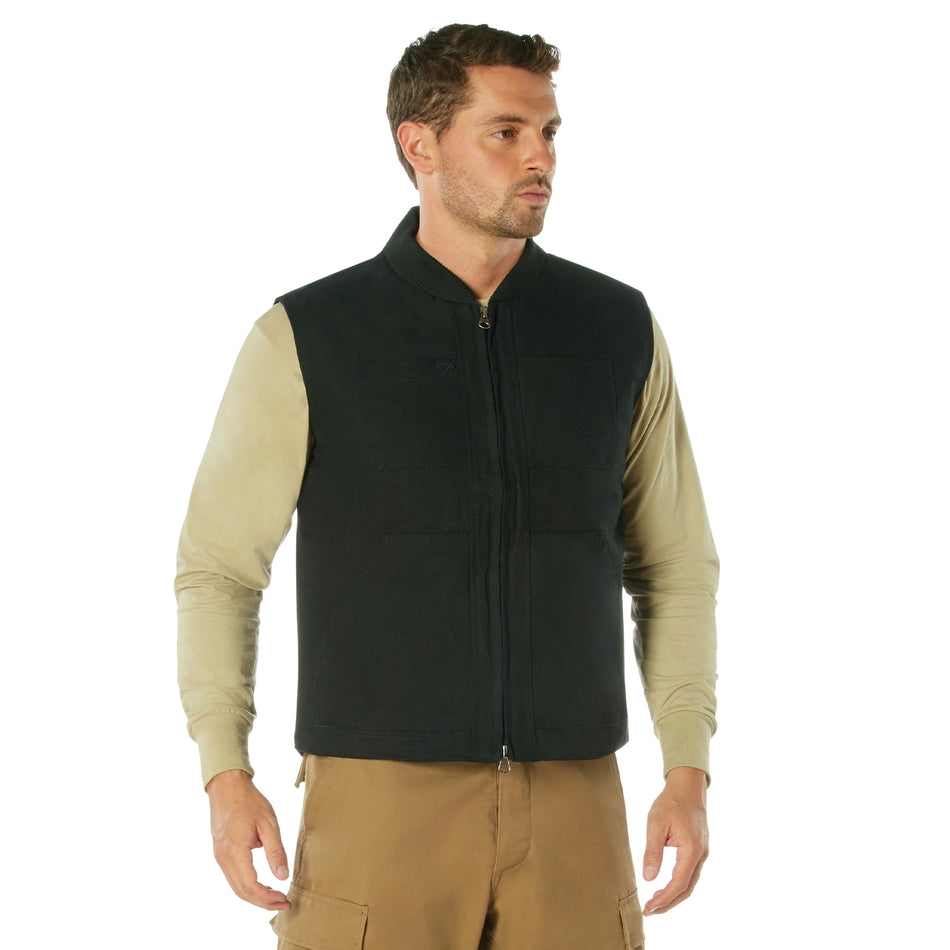 Rothco Concealed Carry Backwoods Canvas Vest – Tactical CCW Outdoor Vest