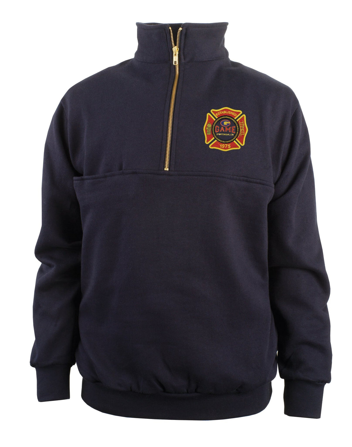 GAME Responder Turtleneck Work Shirt 8025-T still Navy