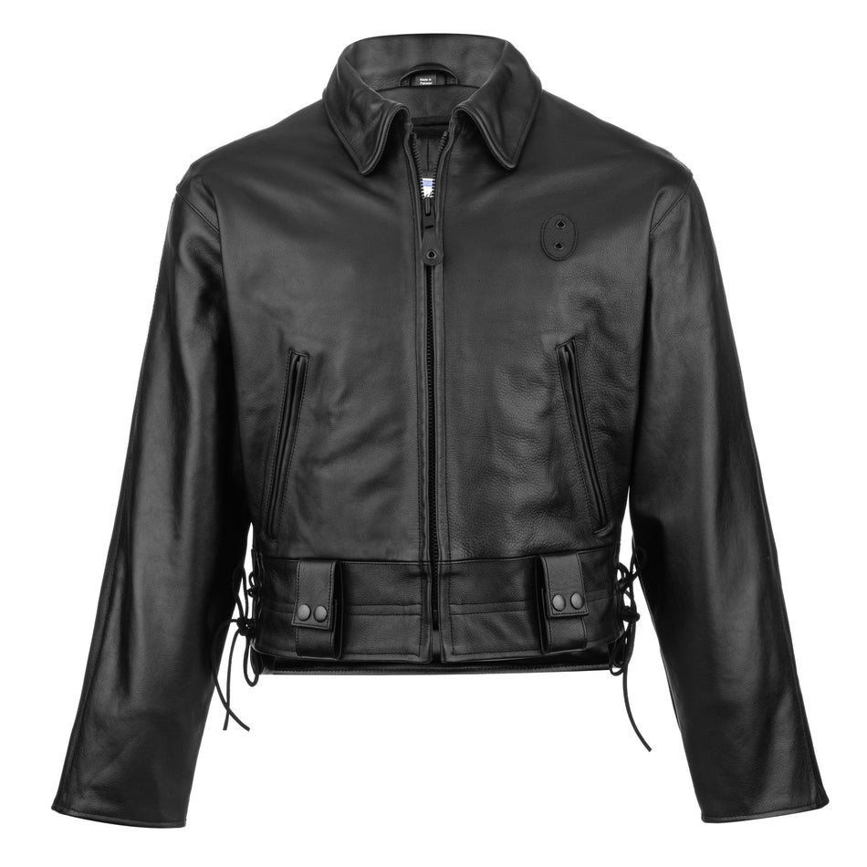 Taylor's Leatherwear 4491Z LAPD Cowhide Leather Motorcycle Jacket