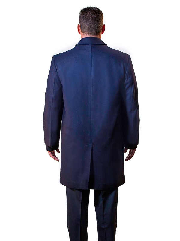 Anchor Uniform 204MW Men's Bostonian Wool Single Breasted Raincoat - image 3