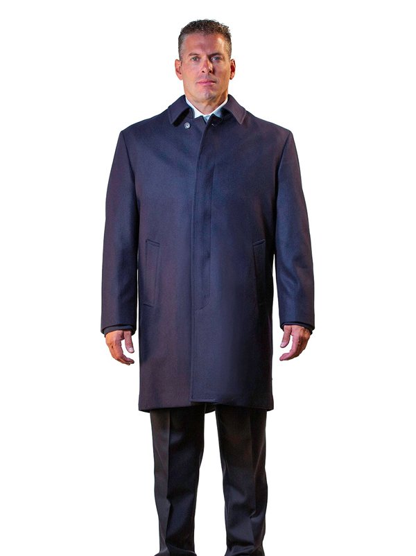 Anchor Uniform 204MW Men's Bostonian Wool Single Breasted Raincoat