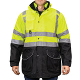 Game Sportswear 1355 Hi-Vis 6-in-1 Black Bottom Parka System