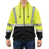 Game Sportswear 865E Hi-Vis Full-Zip Hoodie with Segmented Tape