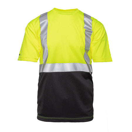 Game Sportswear 2201 Black Bottom Hi-Vis Tee