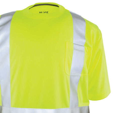 Game Sportswear 2201 Black Bottom Hi-Vis Tee