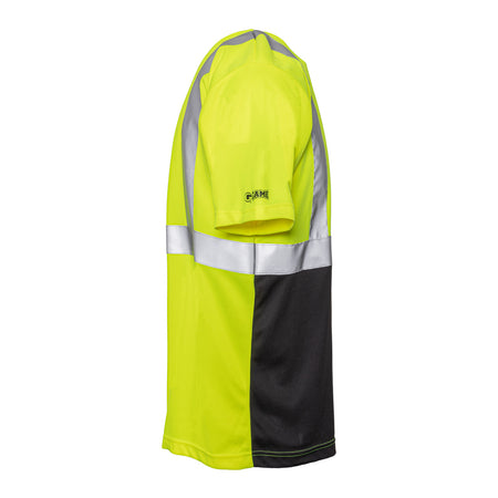 Game Sportswear 2201 Black Bottom Hi-Vis Tee