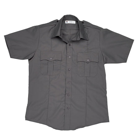 Liberty Uniform 771MGY Grey Short Sleeve Polyester Police Shirt