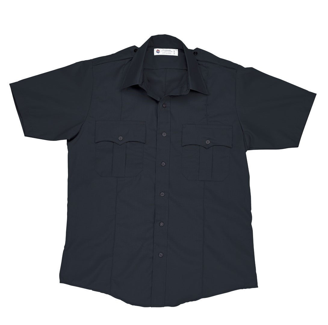 Liberty Uniform 771MNV Navy Short Sleeve Polyester Police Shirt