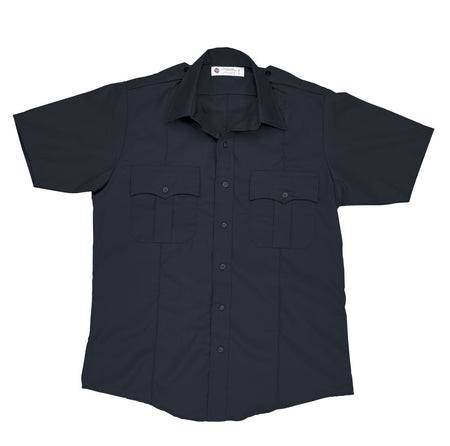 Liberty Uniform 771MNV Navy Short Sleeve Polyester Police Shirt