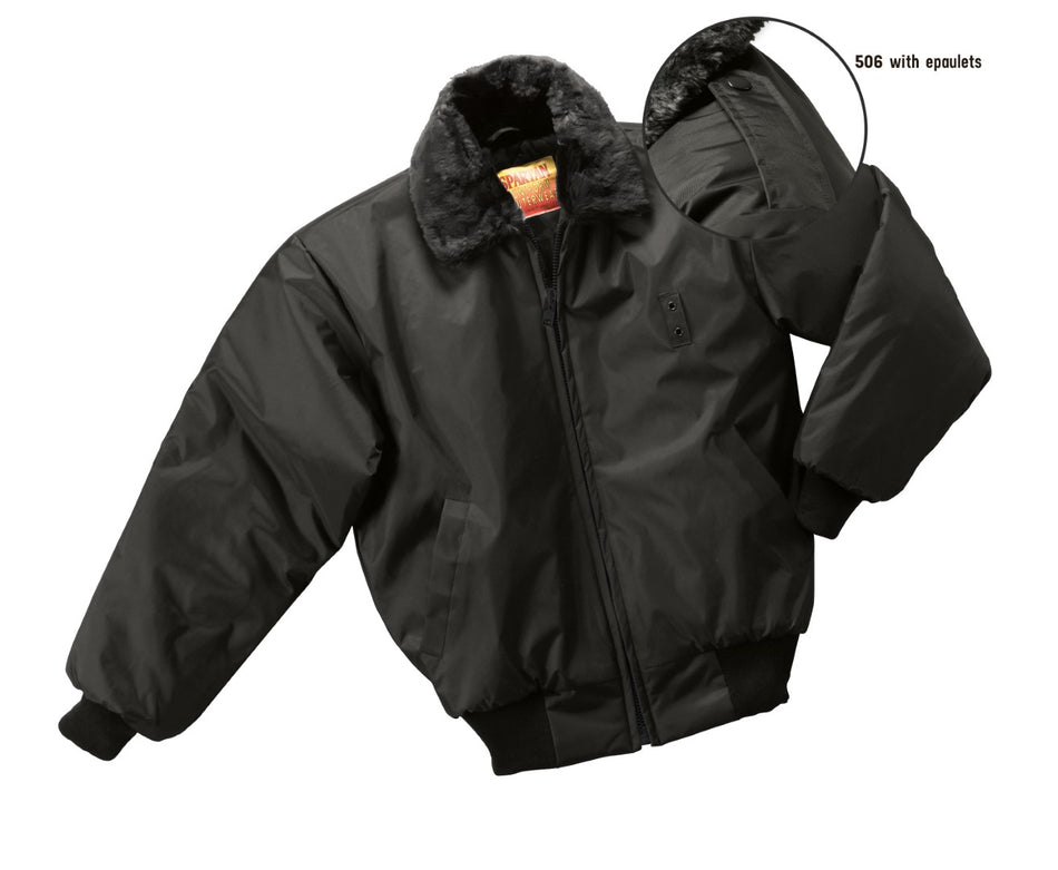 Liberty Uniform 506 Security Bomber Jacket with Epaulets