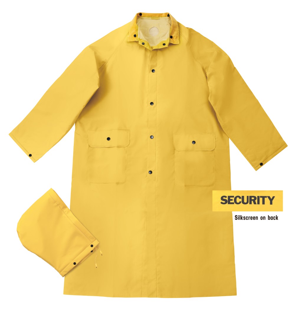 Liberty Uniform 580MYE Security Raincoat