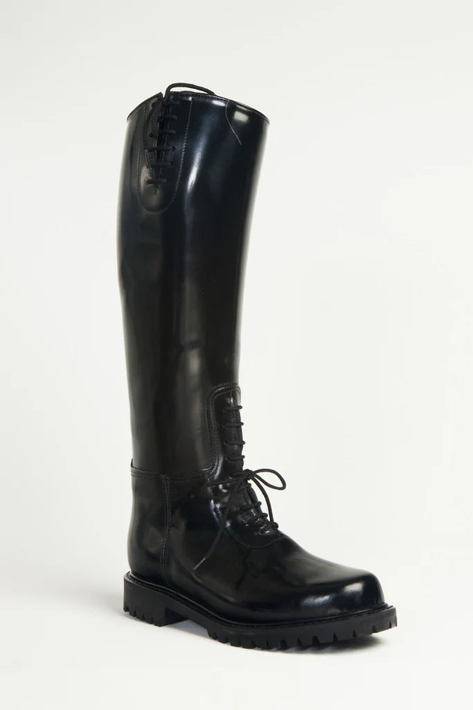 All American Custom Patrol Motorcycle Police Boots – Lace Top