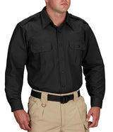 Propper Men's Tactical Dress Shirt - Long Sleeve F5302 - Black