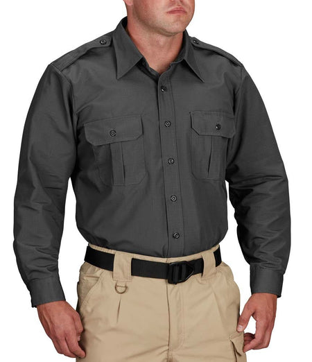 Propper Men's Tactical Dress Shirt - Long Sleeve F5302 - Dark Grey