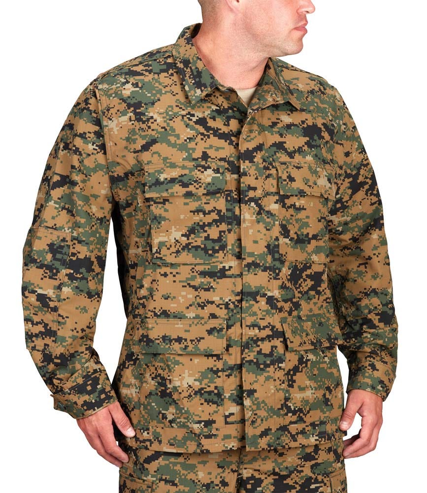 Propper Men's Uniform BDU Coat F5450 - Woodland Digital