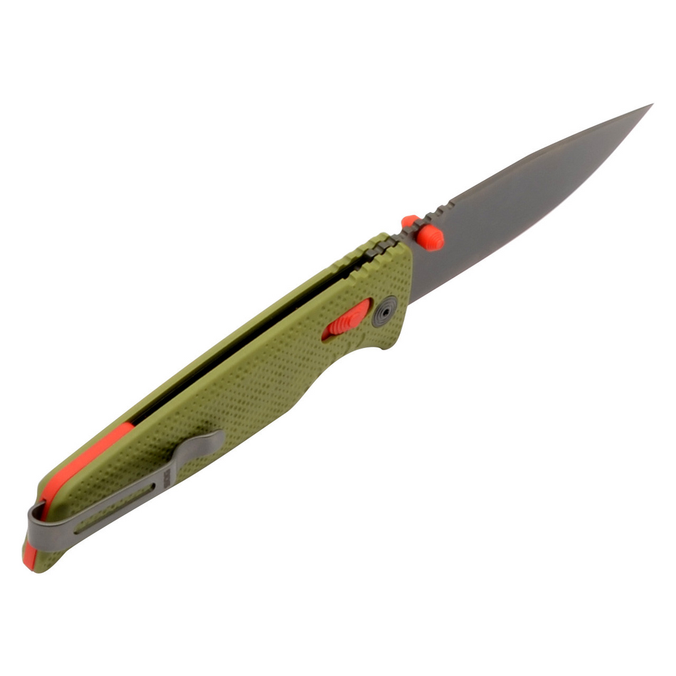 SOG Altair XR Folding Knife – Field Green + Stone Blue