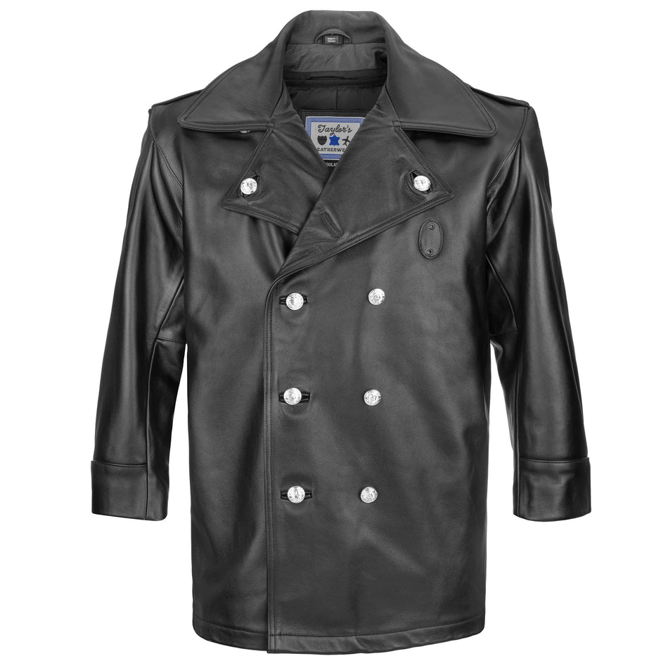 Taylor's Leatherwear NYPD Black Cowhide Jacket 4497Z
