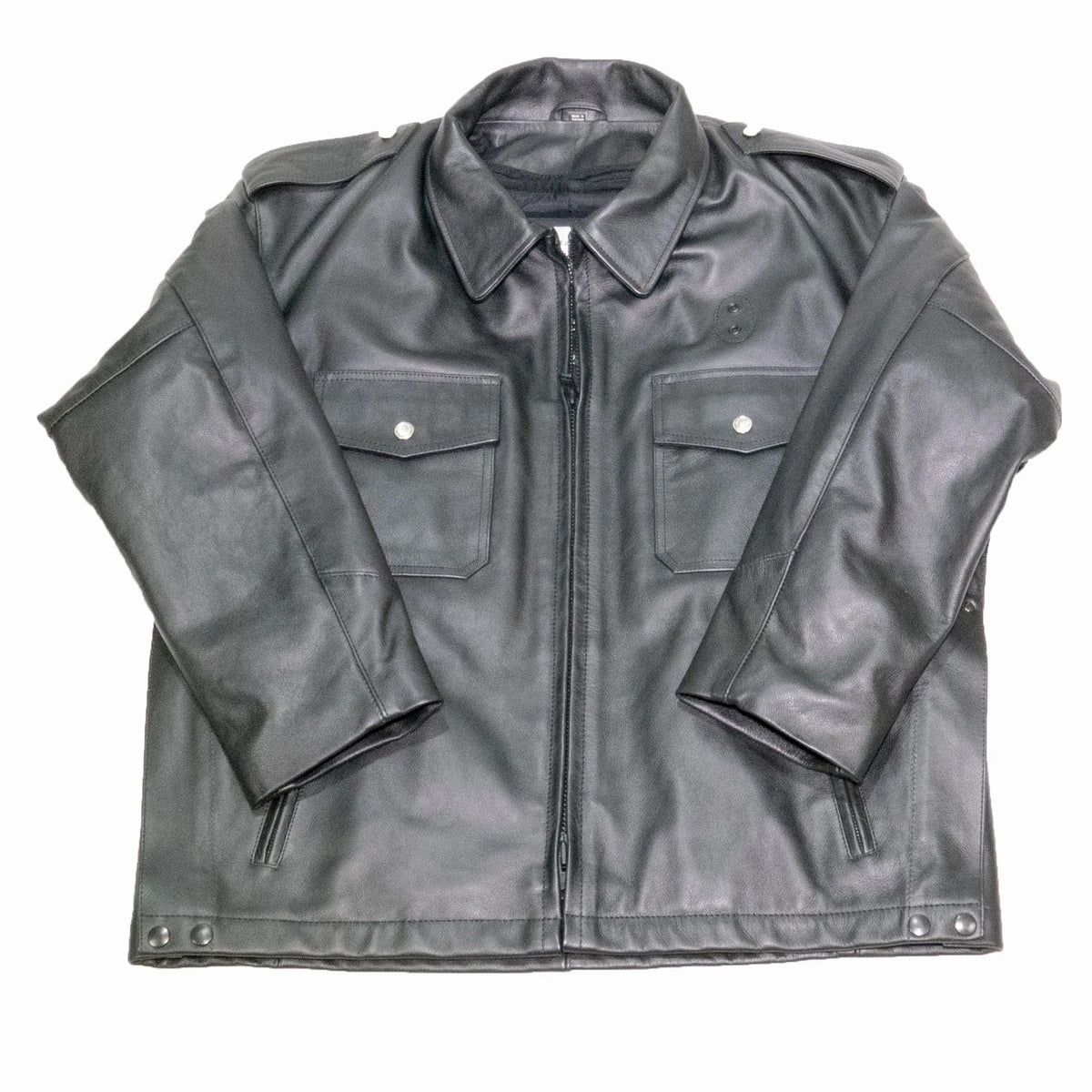 taylors-leatherwear-paterson-police-jacket-4420z-front-flat