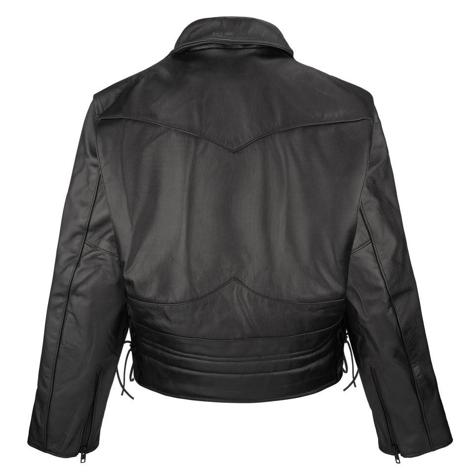 Taylor's Leatherwear 4459Z-C Phoenix Cowhide Leather Motorcycle Jacket - Civilian Edition