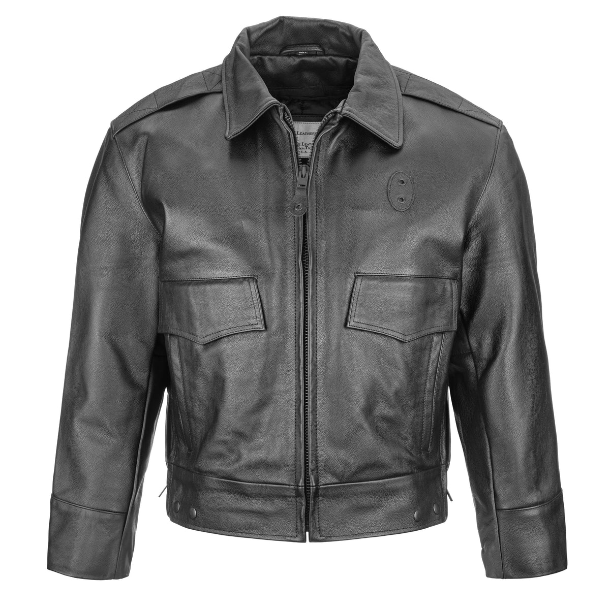 Taylor's Leatherwear 4461Z Men's Indianapolis Cowhide Leather Police Jacket