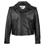 Taylor's Leatherwear 4471 New Orleans Cowhide Leather Motorcycle Jacket
