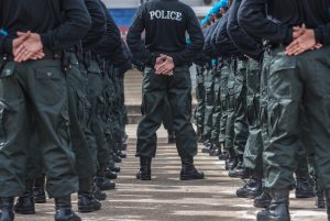 modern police uniform