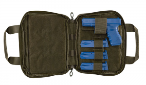 PROPPER 8x10 Pistol Case - F5617 - Olive-Open-Gun-Mags