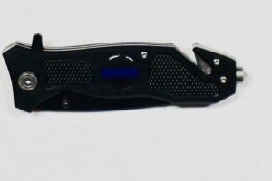 Premier Emblem - Tactical Knife - PK3332BK - Blue Line 02