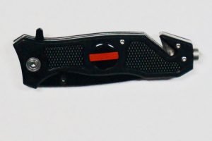 Premier Emblem - Tactical Knife - PK3332BK - Red Line 02