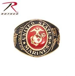 Rothco Deluxe Brass Engraved Ring - 821-A - Marines