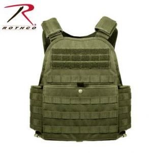 Rothco MOLLE Plate Carrier Vest - 8924-B - Olive Drab