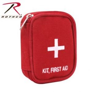 Rothco Military Zipper First Aid Kit - 8318-A1 - Red