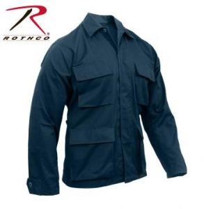 Rothco Poly-Cotton Twill Solid BDU Shirts - 7952-B - Midnight Navy Blue