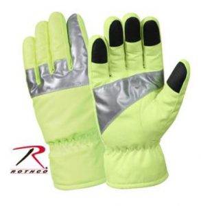 Rothco Safety Green Gloves With Reflective Tape - 5487_Big