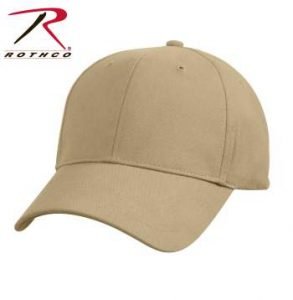 Rothco Supreme Solid Color Low Profile Cap - 8977-A - Khaki