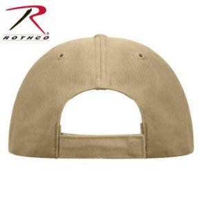 Rothco Supreme Solid Color Low Profile Cap - 8977-D - Khaki