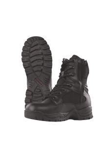TRU-SPEC TAC Assault 9 Side Zip Boots - Black - 4059