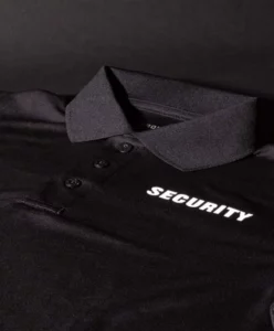 propper-mens-security-polo-black-laydown-front-print-F5855